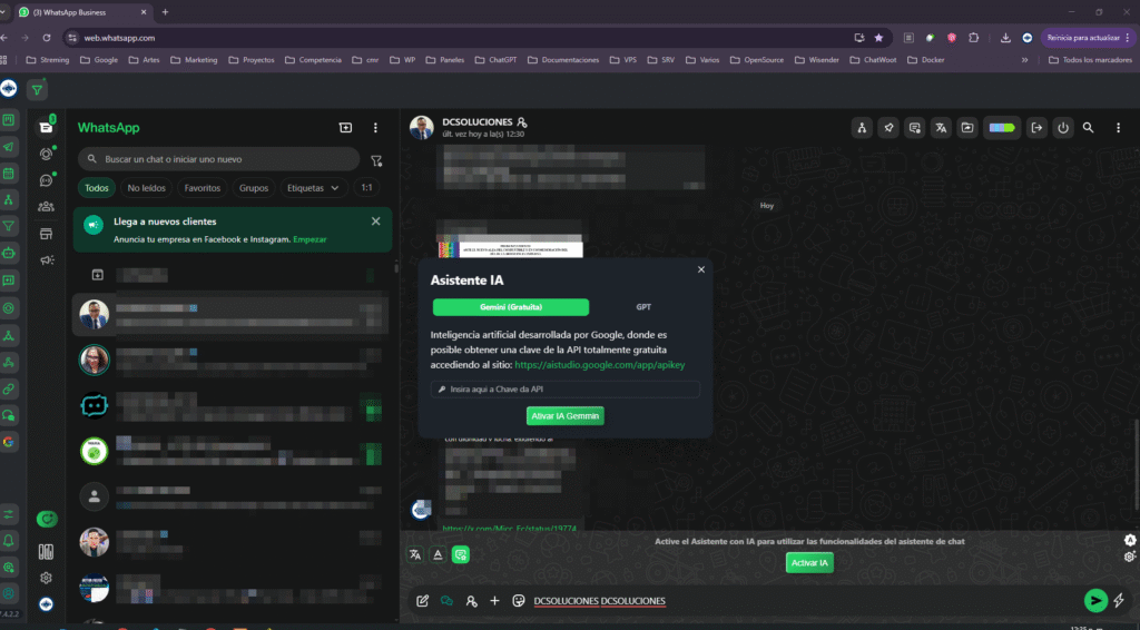 Asistente IA - Wisender CRm PRO