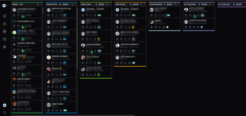 Panel Kanban - WIsender CRM PRO